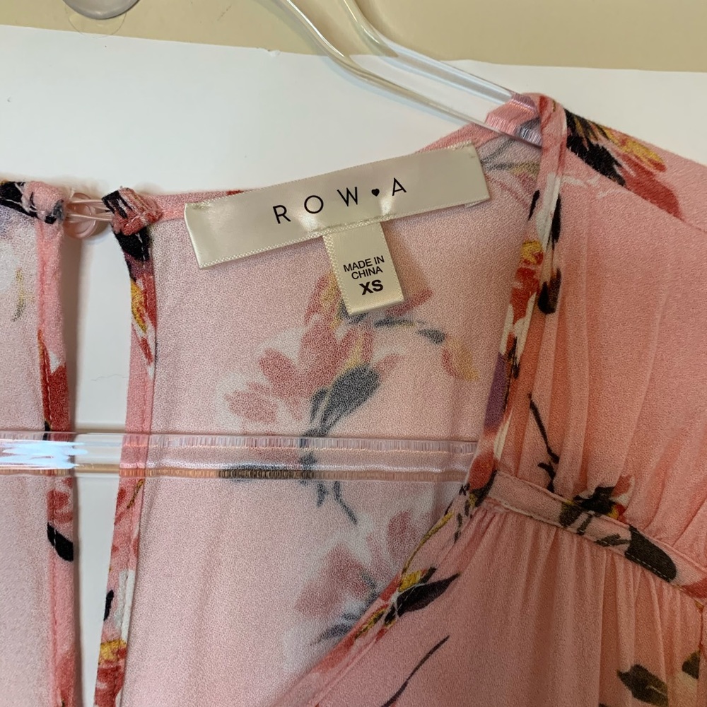 Row A Blush Floral Maxi Dress Nordstrom - Picture 4 of 6
